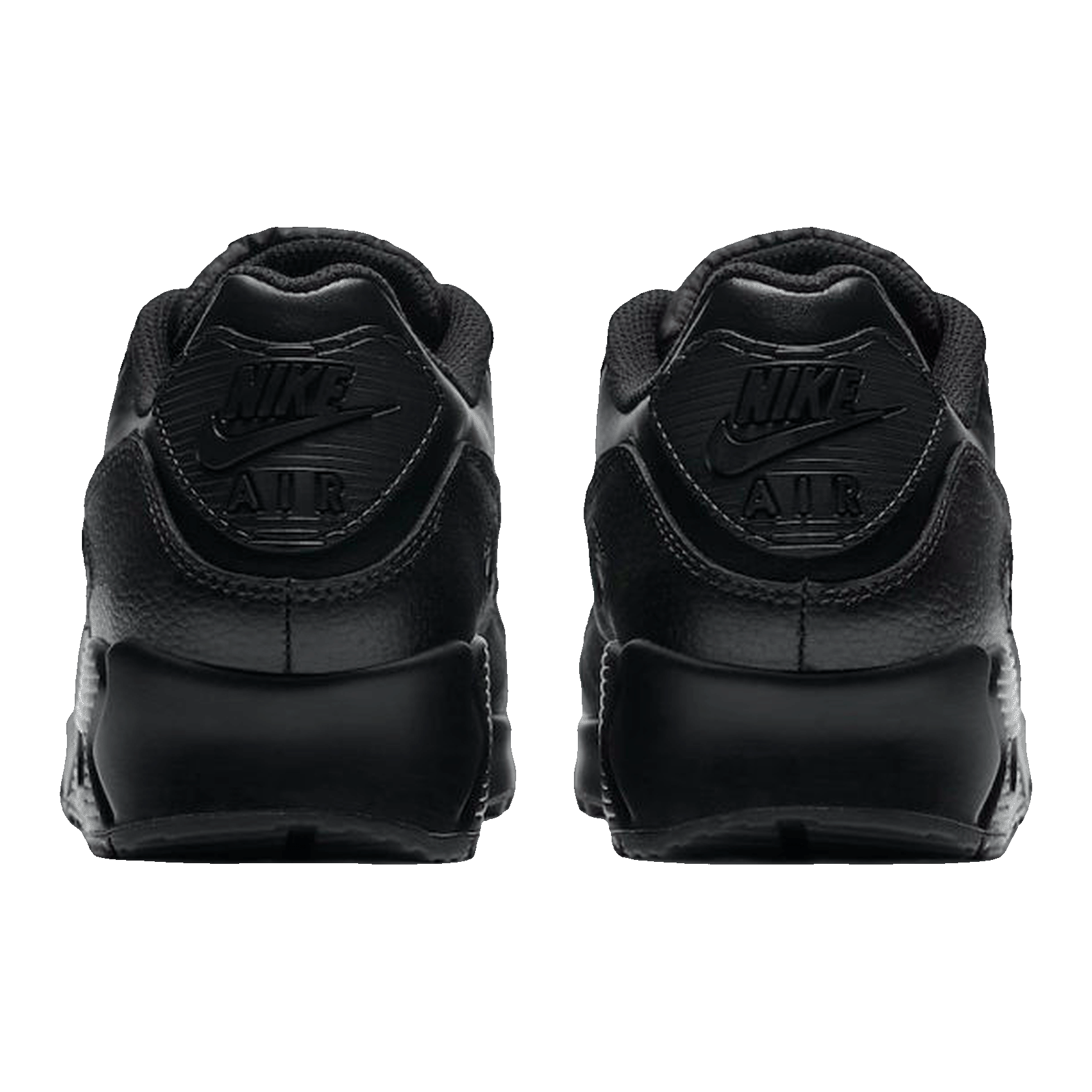 Nike Air Max 90 Leather Triple Black - CZ5594-001 back