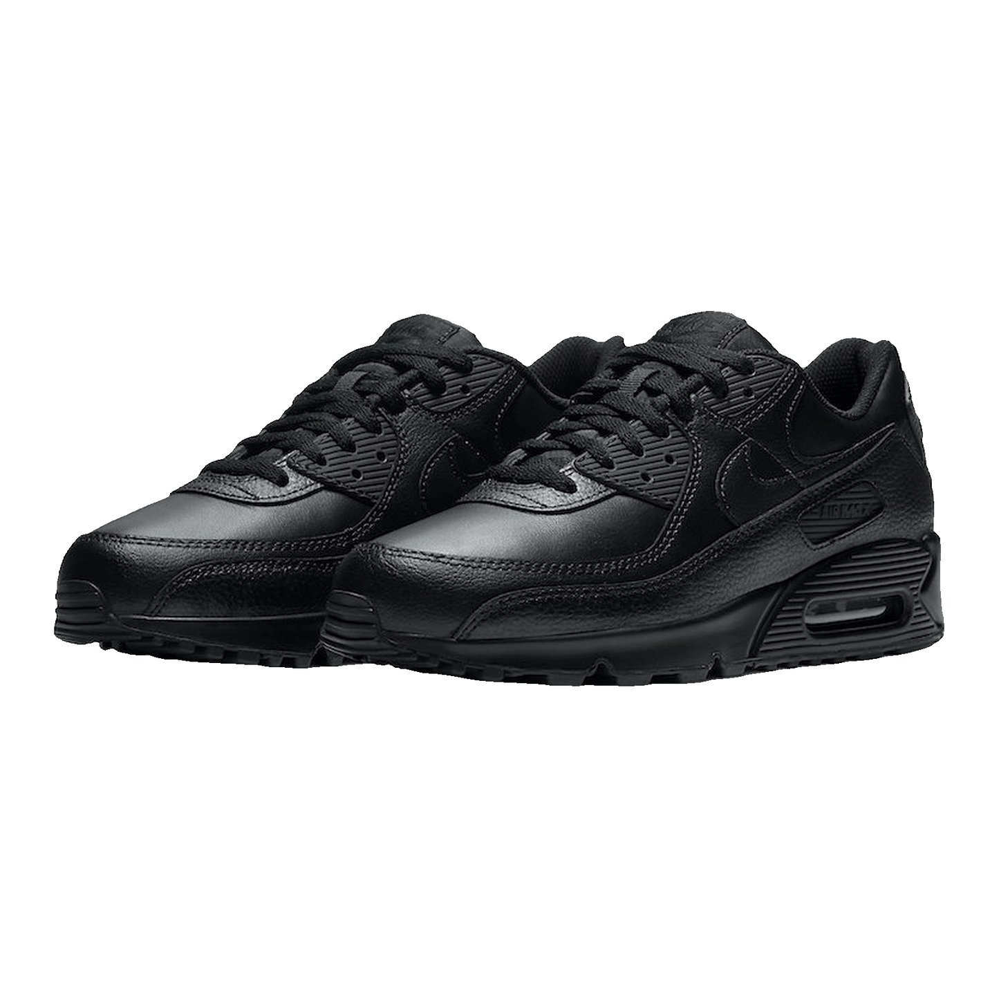 Nike Air Max 90 Leather Triple Black - CZ5594-001 side