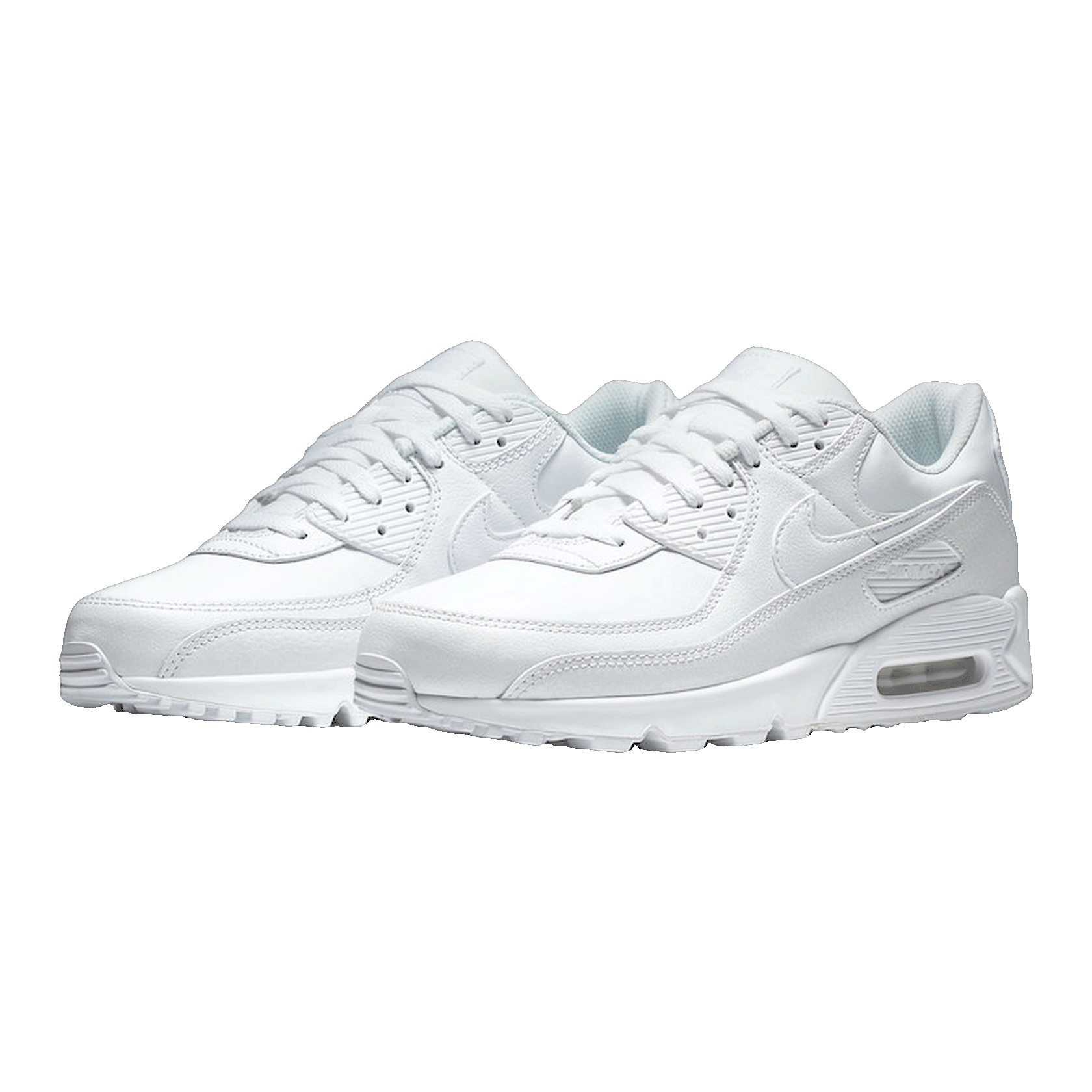Nike Air Max 90 Leather Triple Black Side CZ5594-001