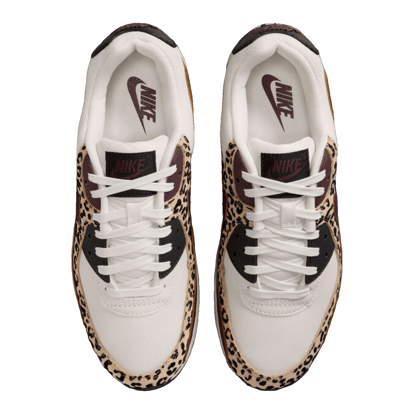 Nike Air Max 90 Leopard Burgundy (W) Oben IF1619-102