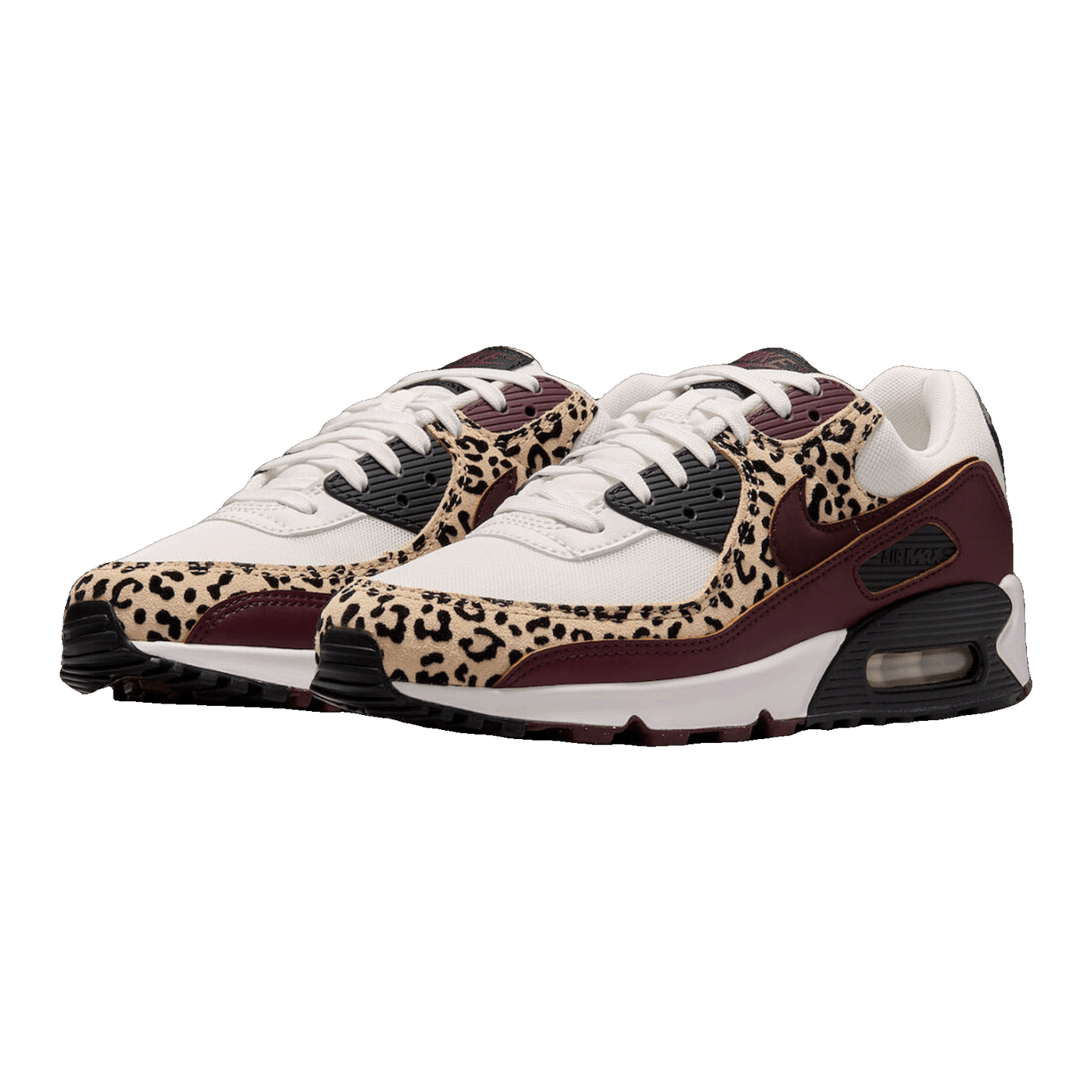 Nike Air Max 90 Leopard Burgundy (W) Side IF1619-102