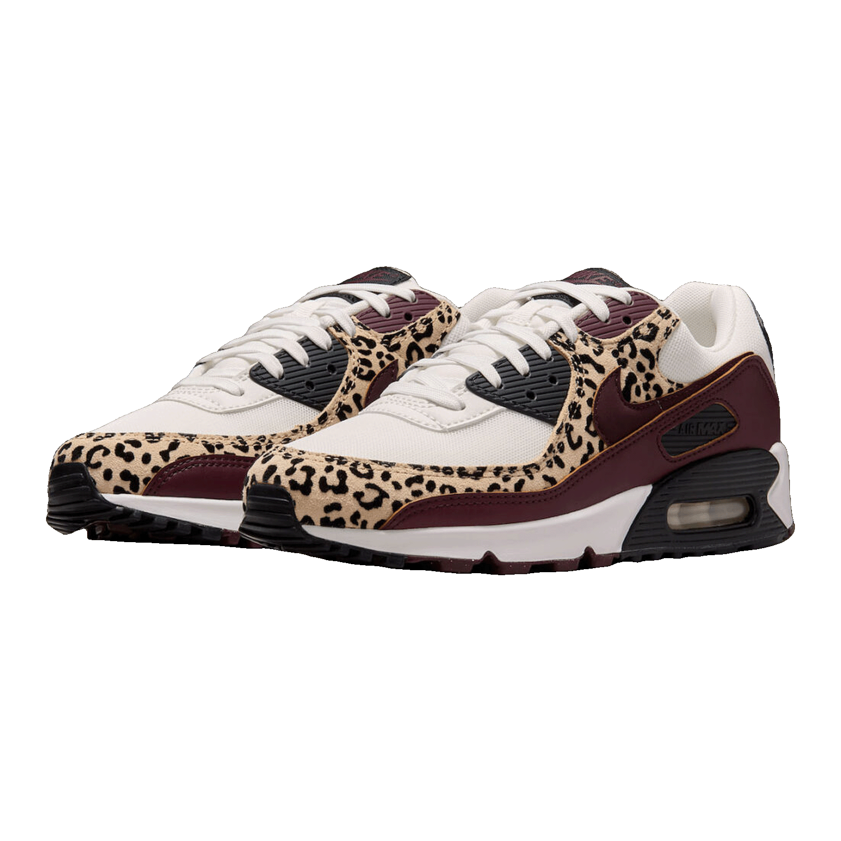 Nike Air Max 90 Leopard Burgundy (W) Side IF1619-102