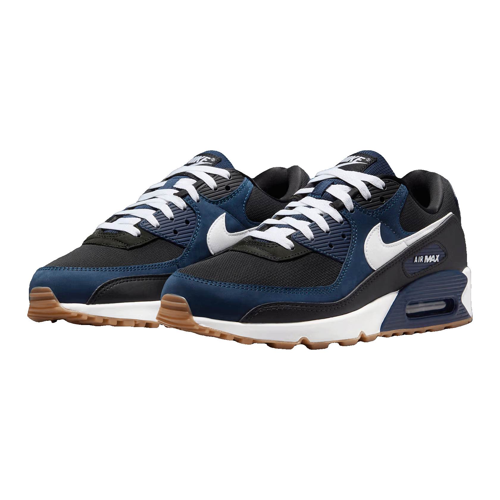 Nike Air Max 90 Midnight Navy Gum Side FB9658-400