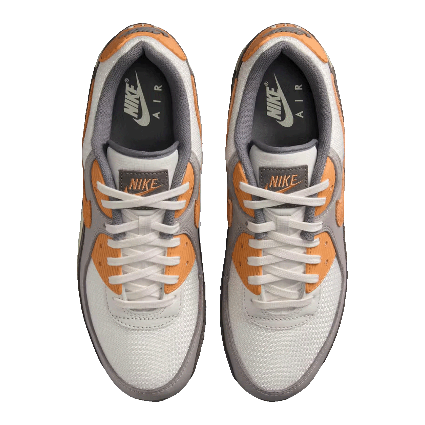 Nike Air Max 90 Premium Flat Pewter College Grey Phantom Copper Moon Oben IB7467-029