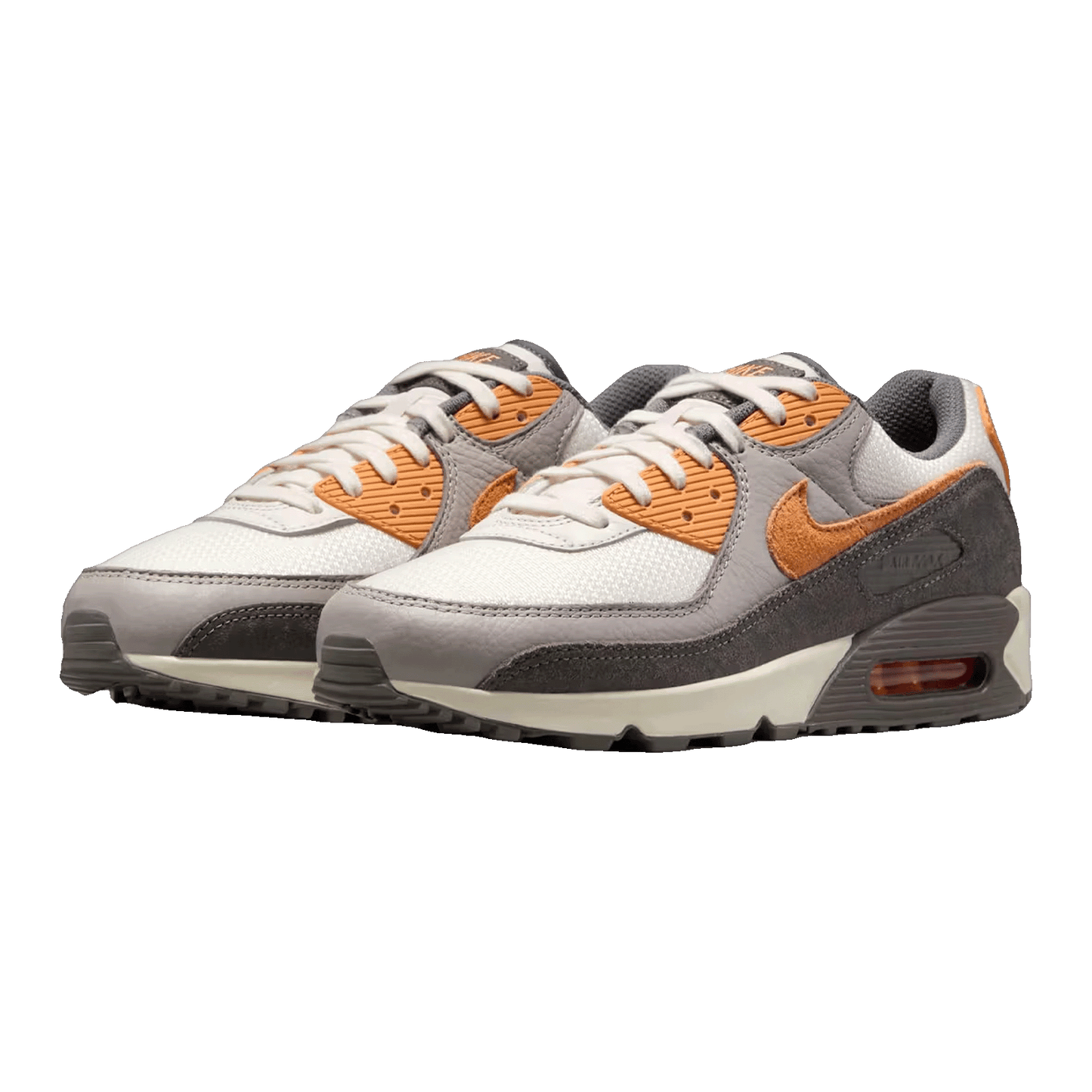 Nike Air Max 90 Premium Flat Pewter College Grey Phantom Copper Moon Side IB7467-029