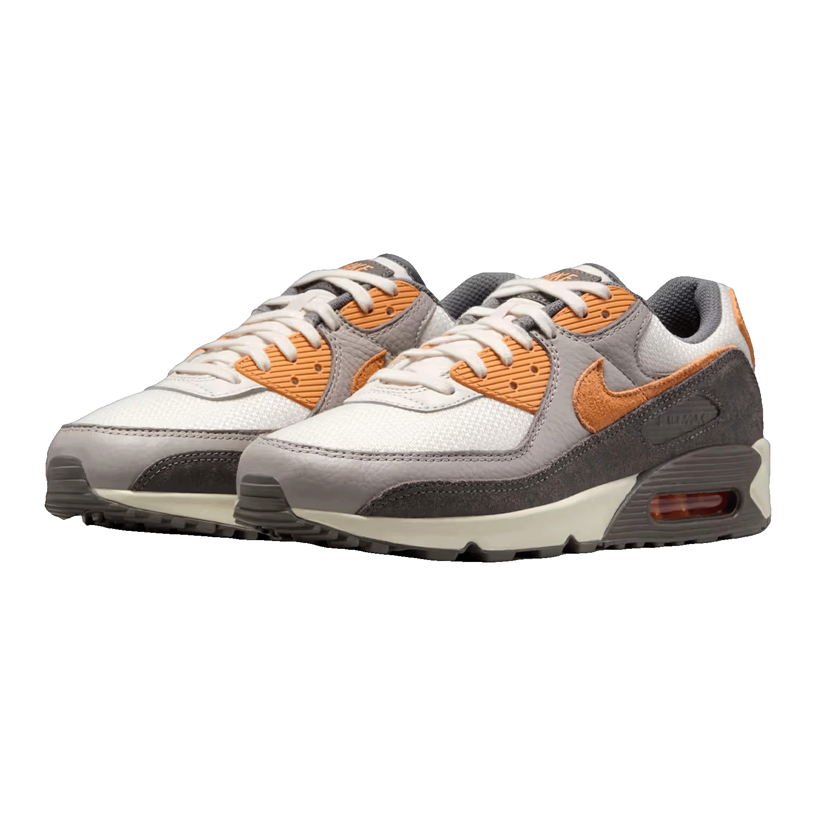Nike Air Max 90 Premium Flat Pewter College Grey Phantom Copper Moon Side IB7467-029