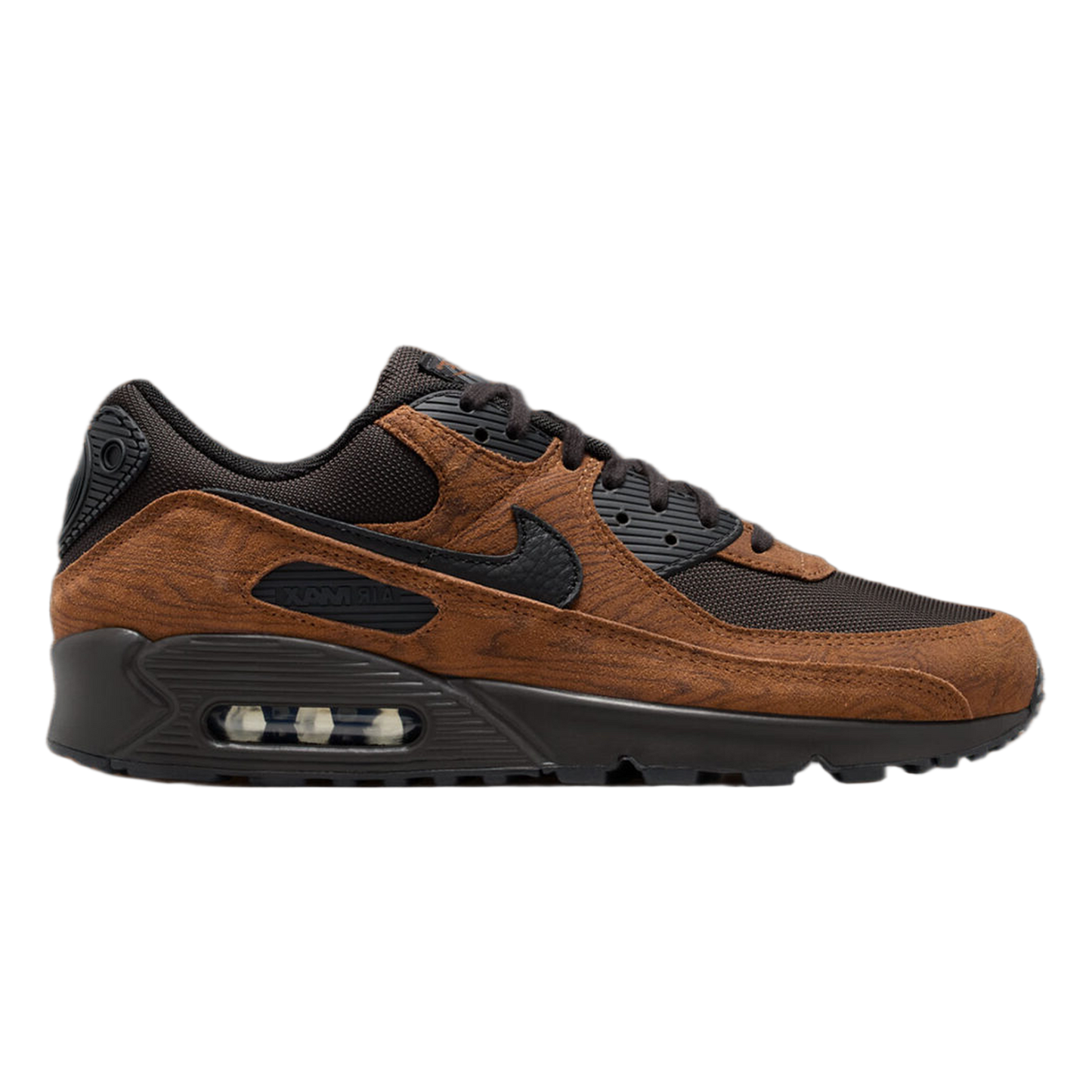 Nike Air Max 90 Premium Light British Tan Velvet Brown IQ0283-281