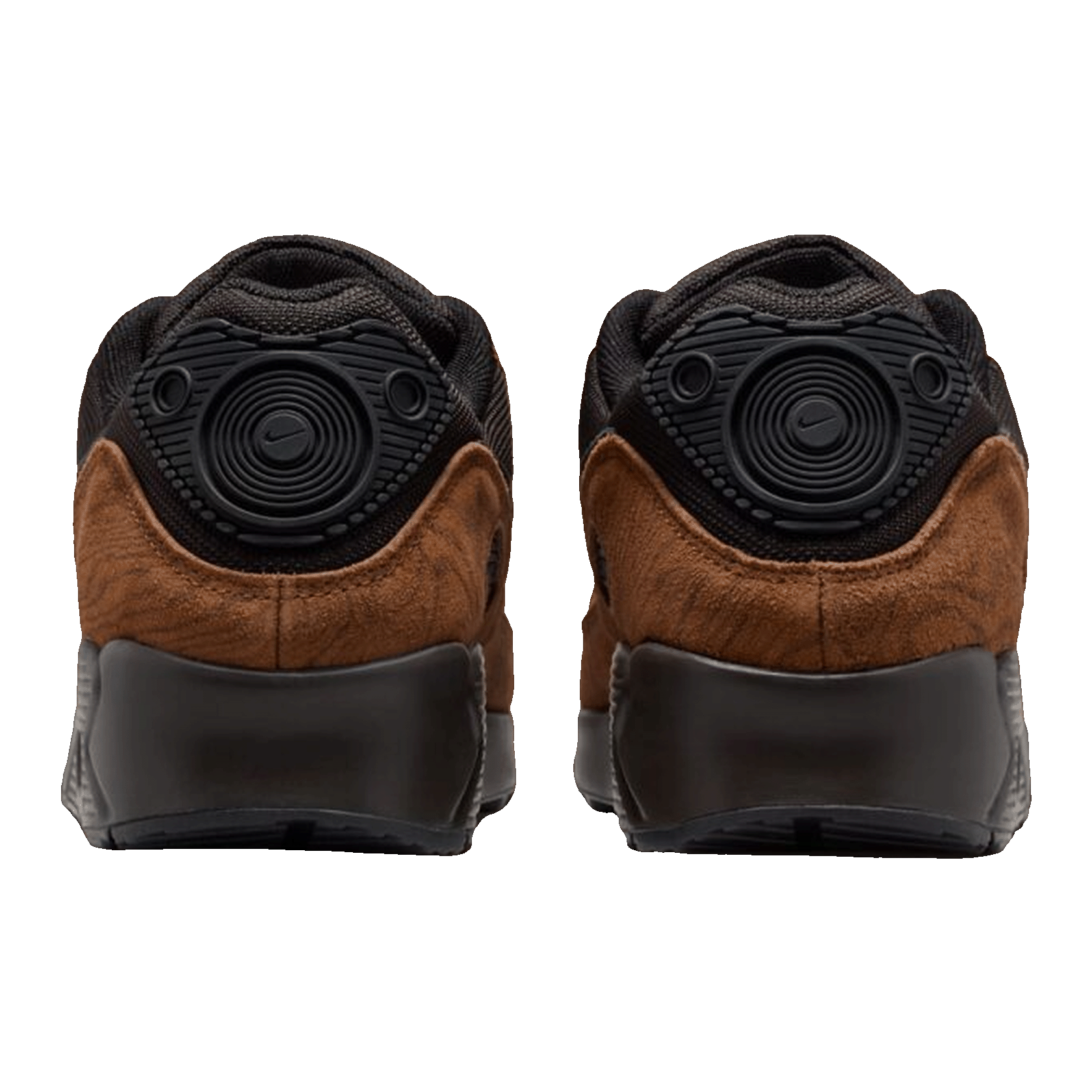 Nike Air Max 90 Premium Light British Tan Velvet Brown Back IQ0283-281