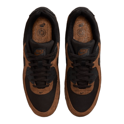 Nike Air Max 90 Premium Light British Tan Velvet Brown Oben IQ0283-281