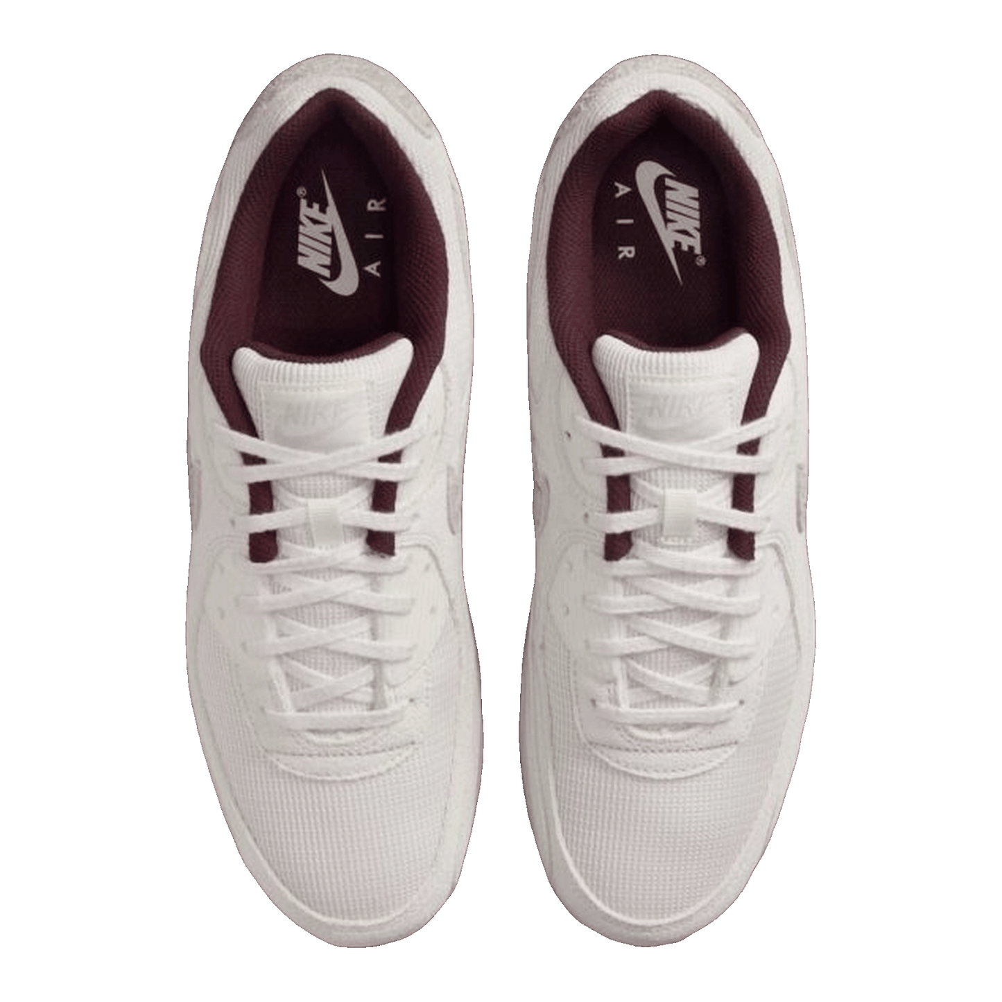 Nike Air Max 90 PRM Sail Burgundy Crush Oben HQ1712-001