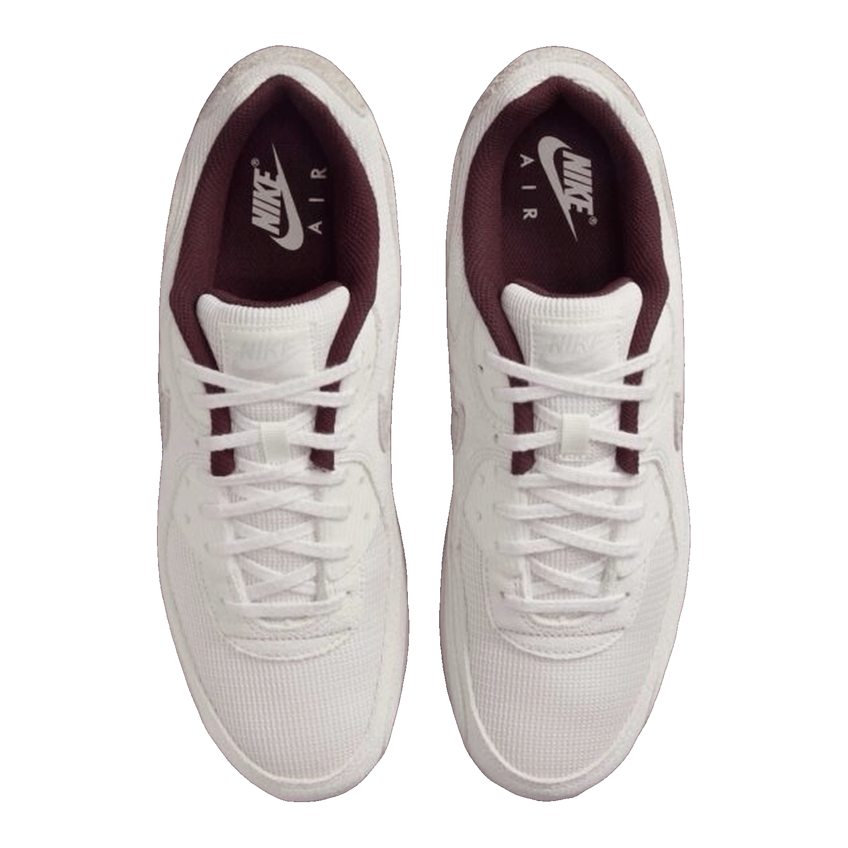 Nike Air Max 90 PRM Sail Burgundy Crush Oben HQ1712-001