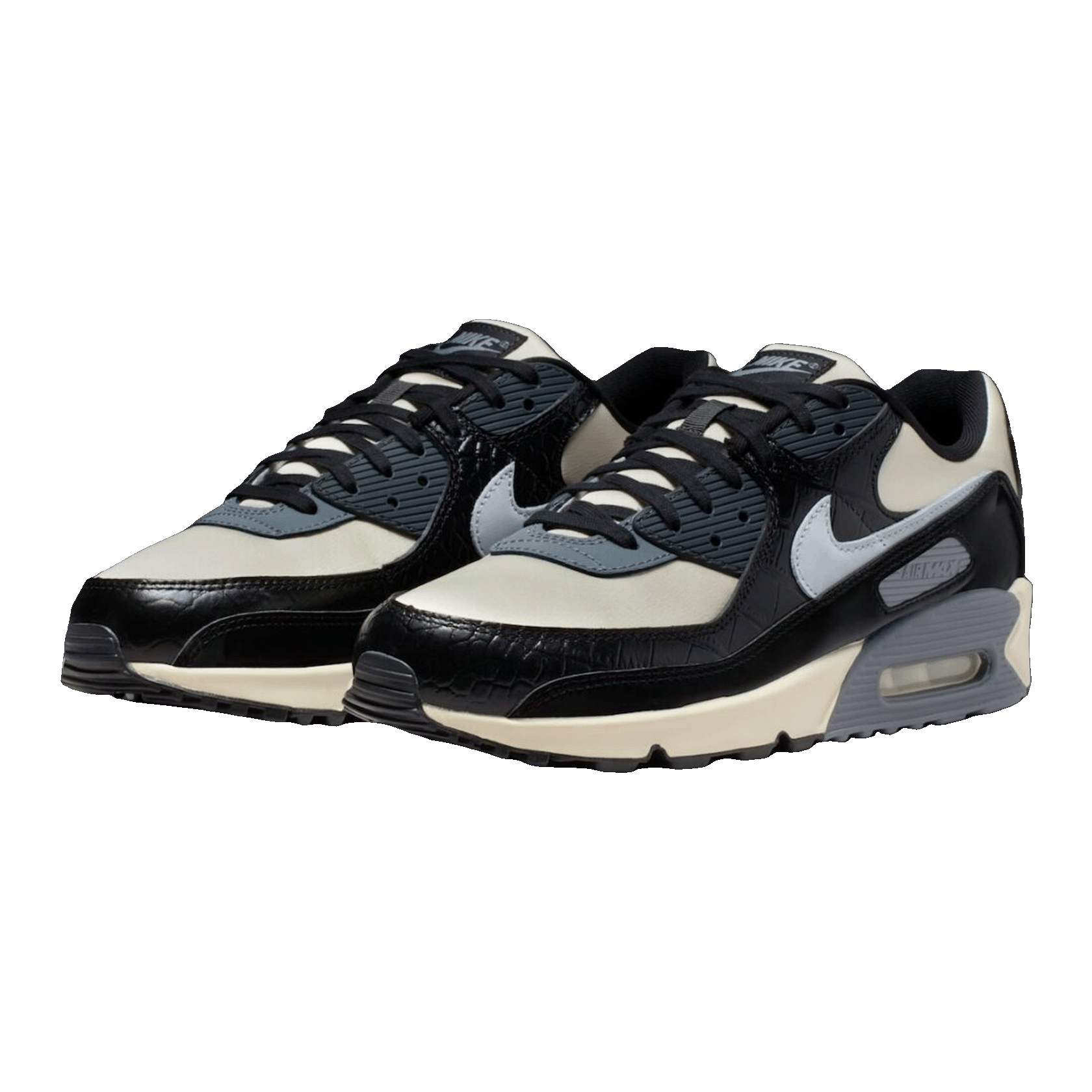 Nike Air Max 90 QS Smoke Grey Crocodile Side IO4468-100