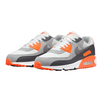 Nike Air Max 90 Summit White Safety Orange Dark Smoke Grey Smoke Grey Side DM0029-108