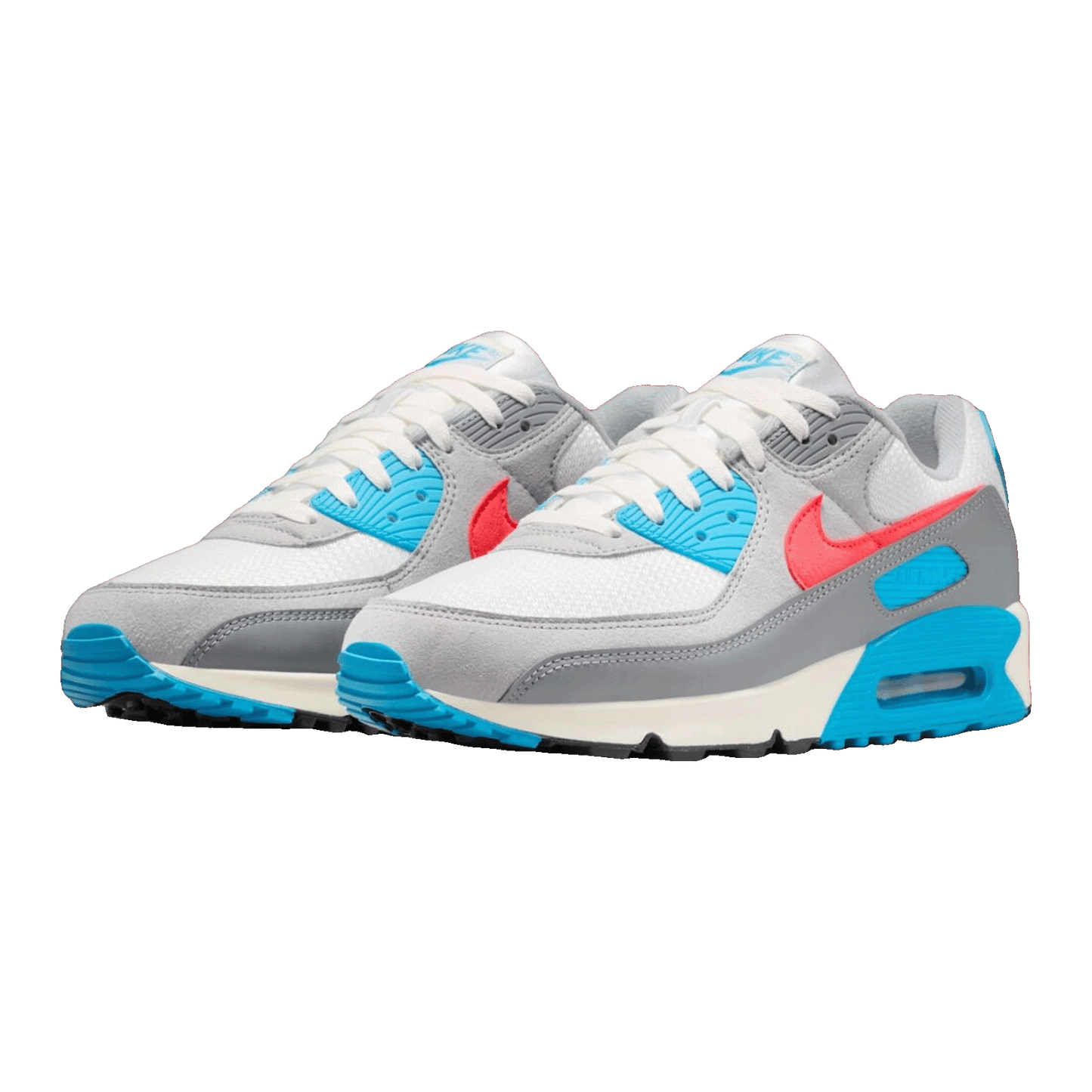 Nike Air Max 90 Wave Pack Cool Grey Infrared Side IU7543-065