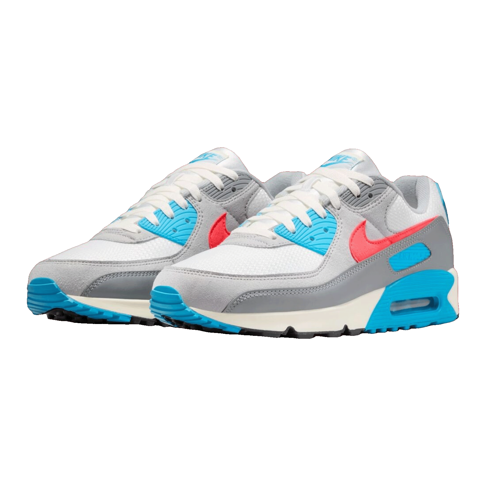 Nike Air Max 90 Wave Pack Cool Grey Infrared Side IU7543-065