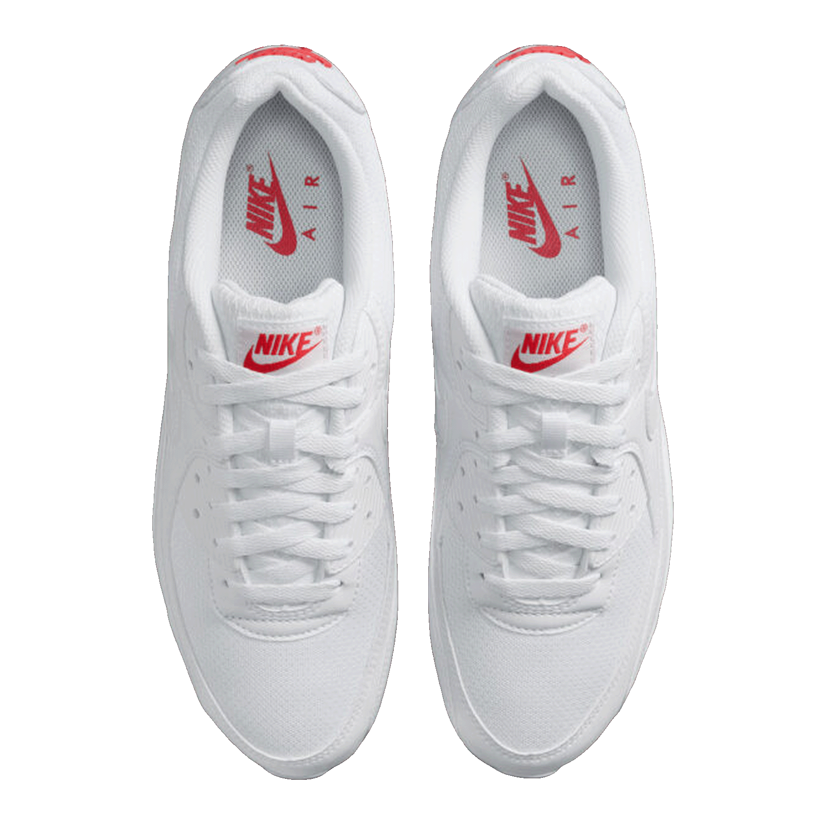 Nike Air Max 90 White Light Crimson Oben DM0029-118
