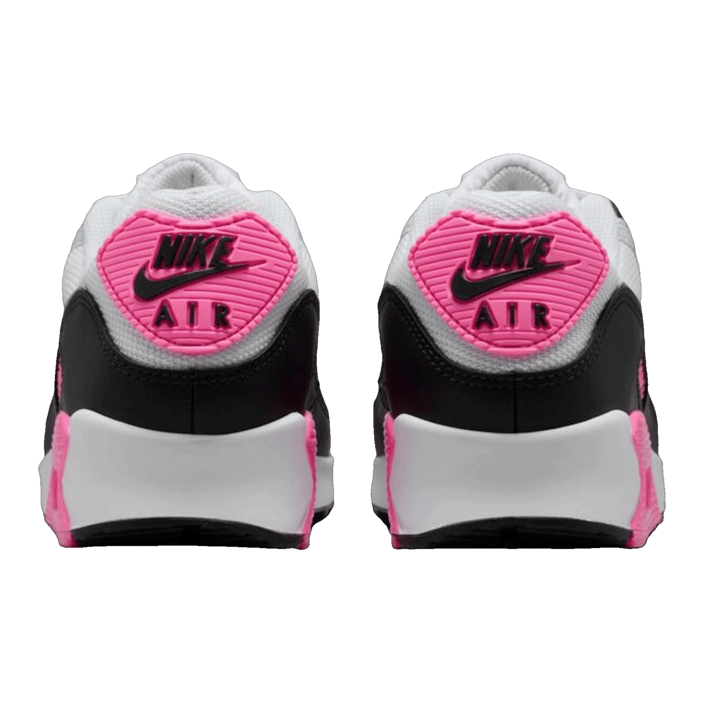 Nike Air Max 90 White Pink Glow Wolf Grey (W) Back IM4613-100