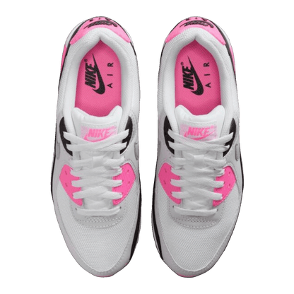 Nike Air Max 90 White Pink Glow Wolf Grey (W) Oben IM4613-100