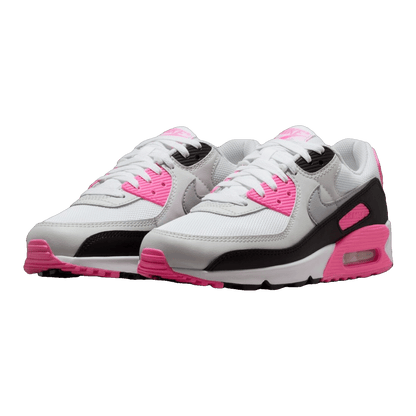 Nike Air Max 90 White Pink Glow Wolf Grey (W) Side IM4613-100