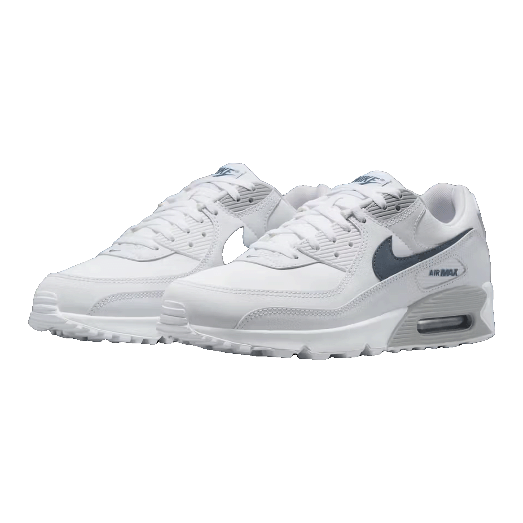 Nike Air Max 90 Wolf Grey Diffused Blue Side IB7680-100