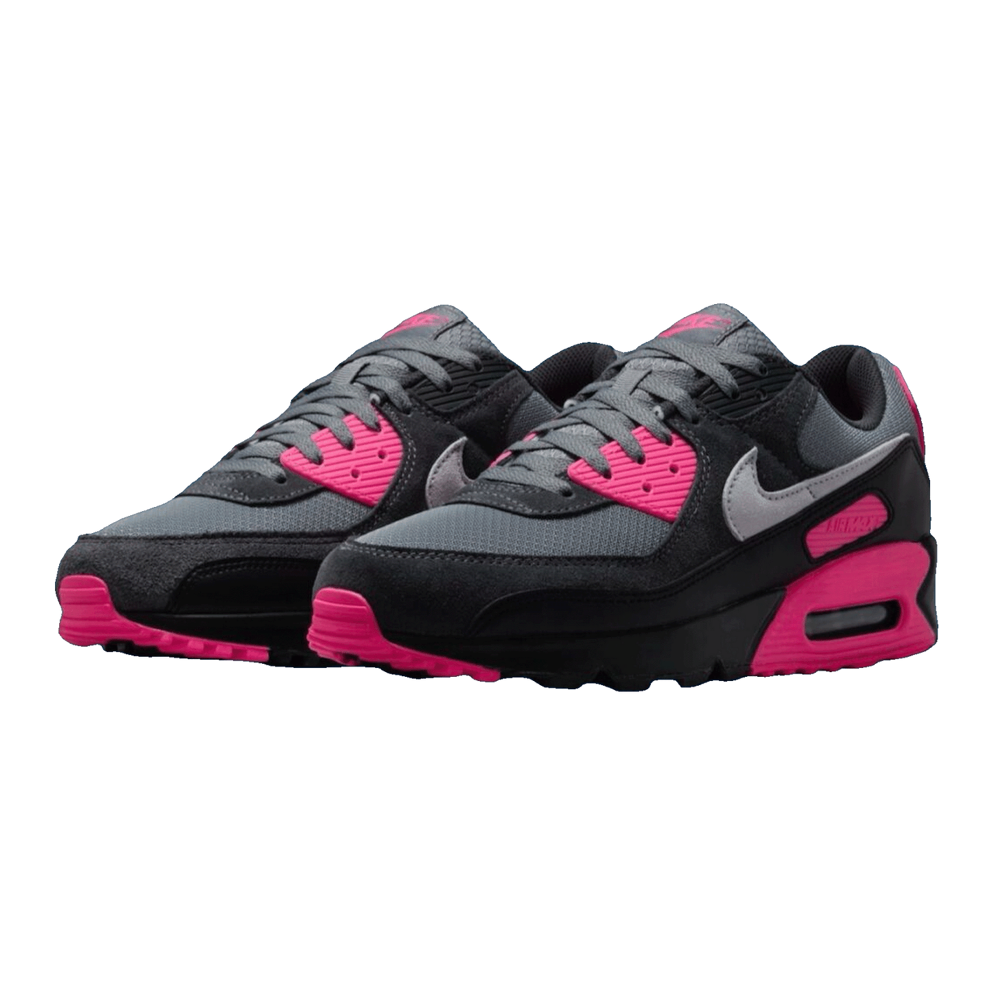 Nike Air Max 90 Wolf Grey Hyper Pink Side DM0029-010