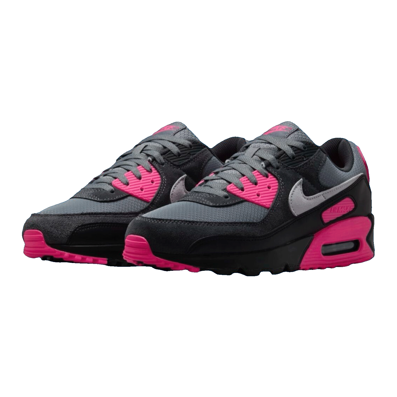 Nike Air Max 90 Wolf Grey Hyper Pink Side DM0029-010