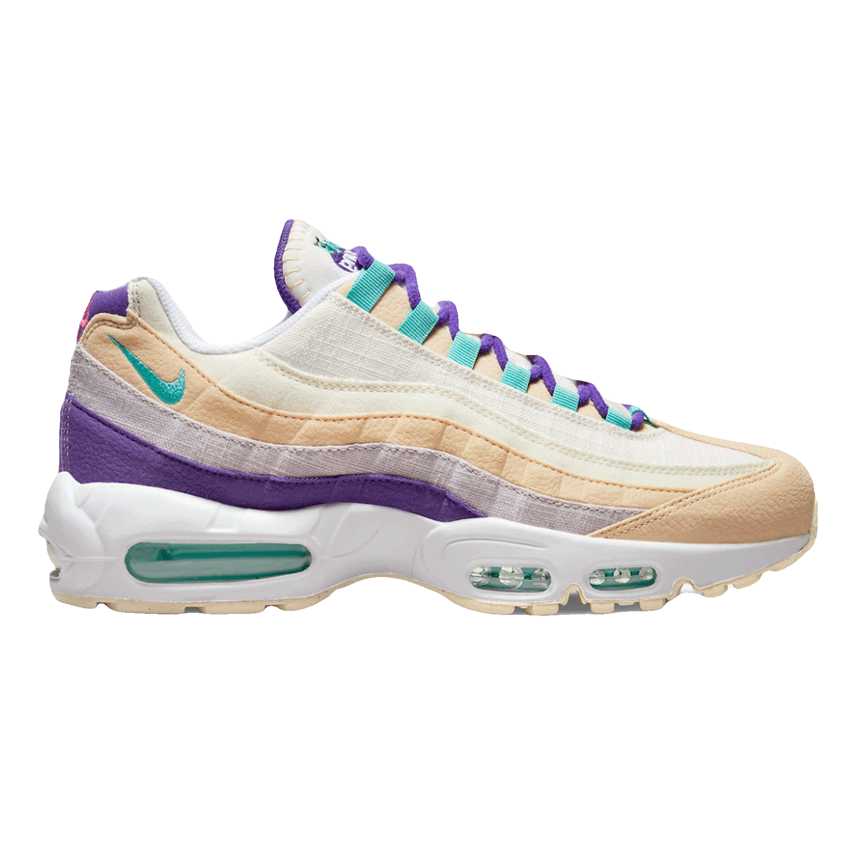Nike Air Max 95 Air Sprung Sail Purple Teal