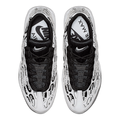 Nike Air Max 95 All Over Print White Black Oben