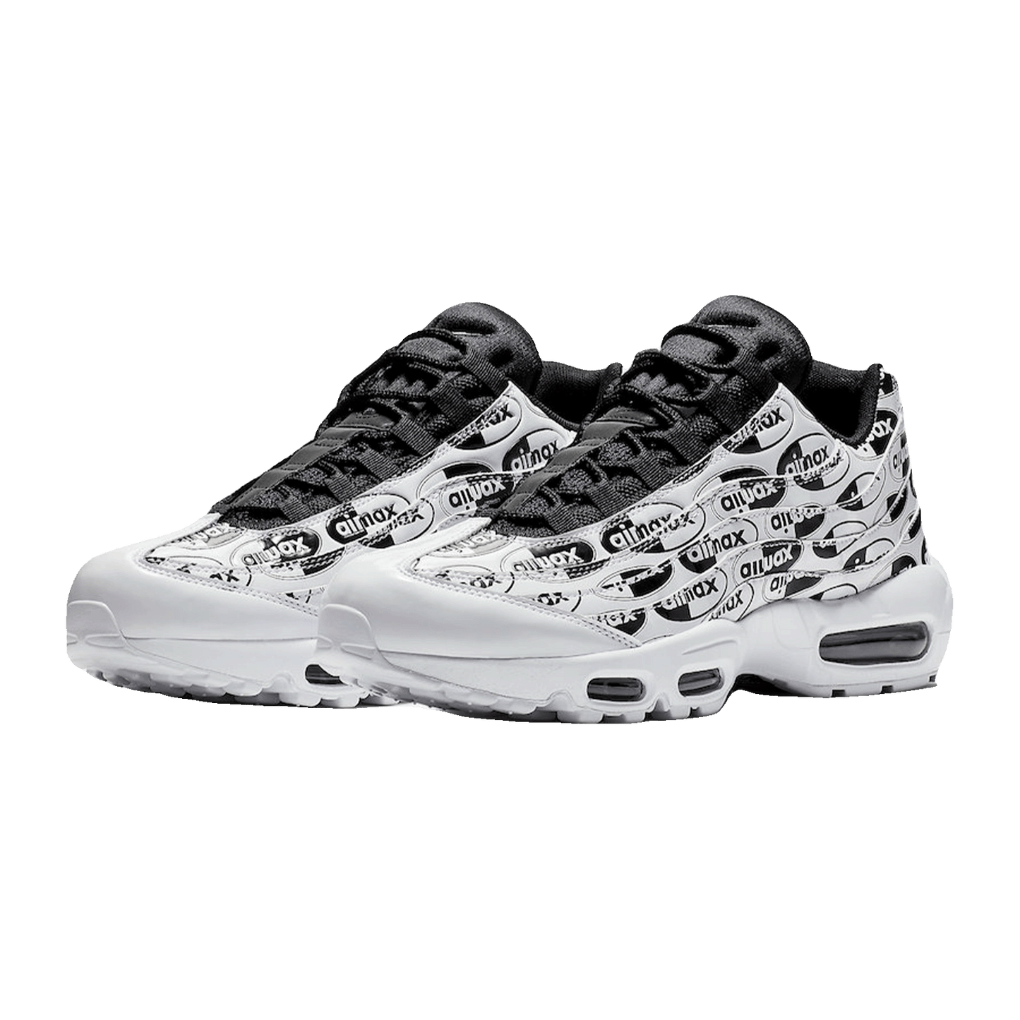 Nike Air Max 95 All Over Print White Black Side