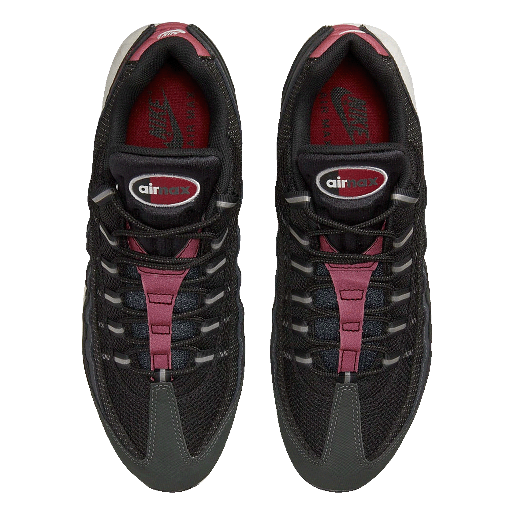 Nike Air Max 95 Anthracite Team Red Oben