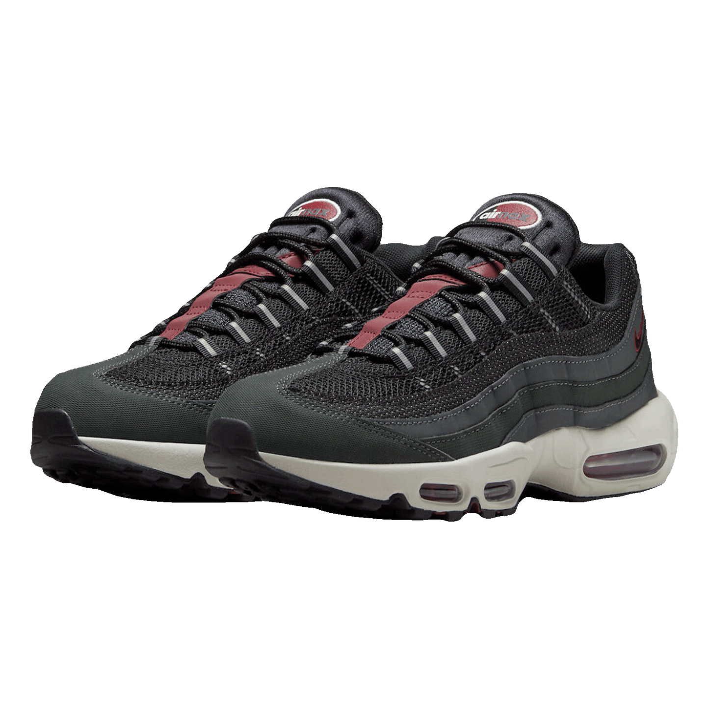 Nike Air Max 95 Anthracite Team Red Side