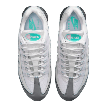 Nike Air Max 95 Big Bubble White Hyper Turquoise Pink Foam Oben IR1473-060