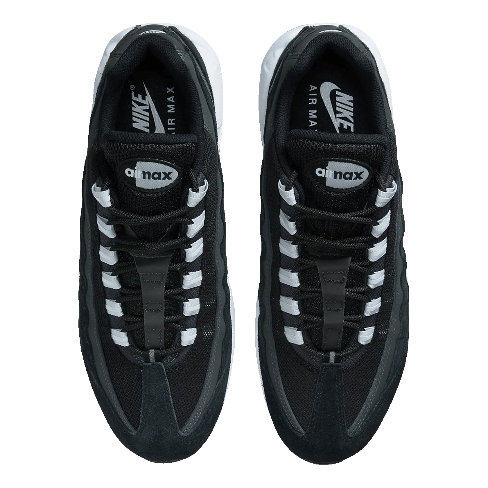 Nike Air Max 95 Black Anthracite Pure Platinum Oben