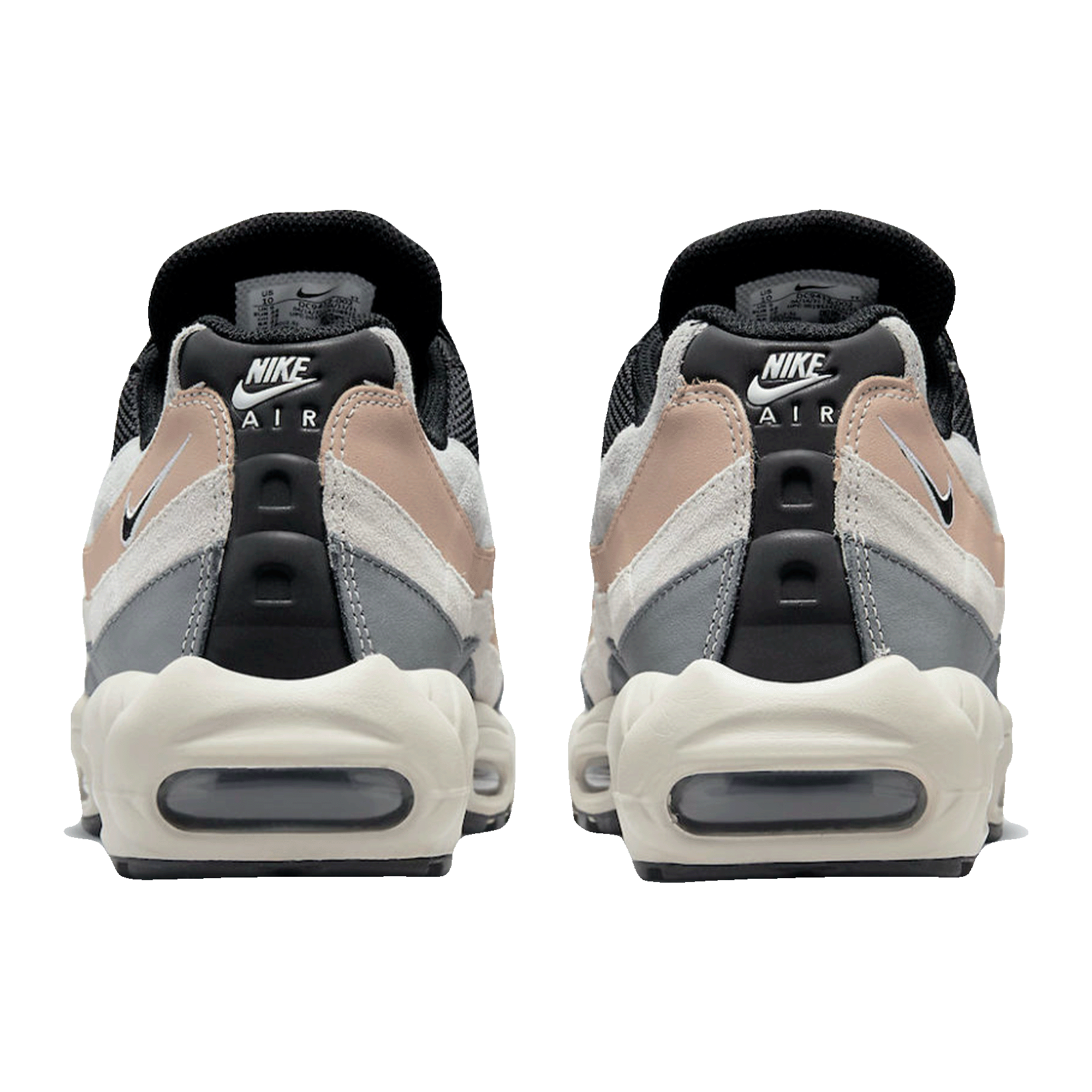 Nike Air Max 95 Black Beige Grey Back