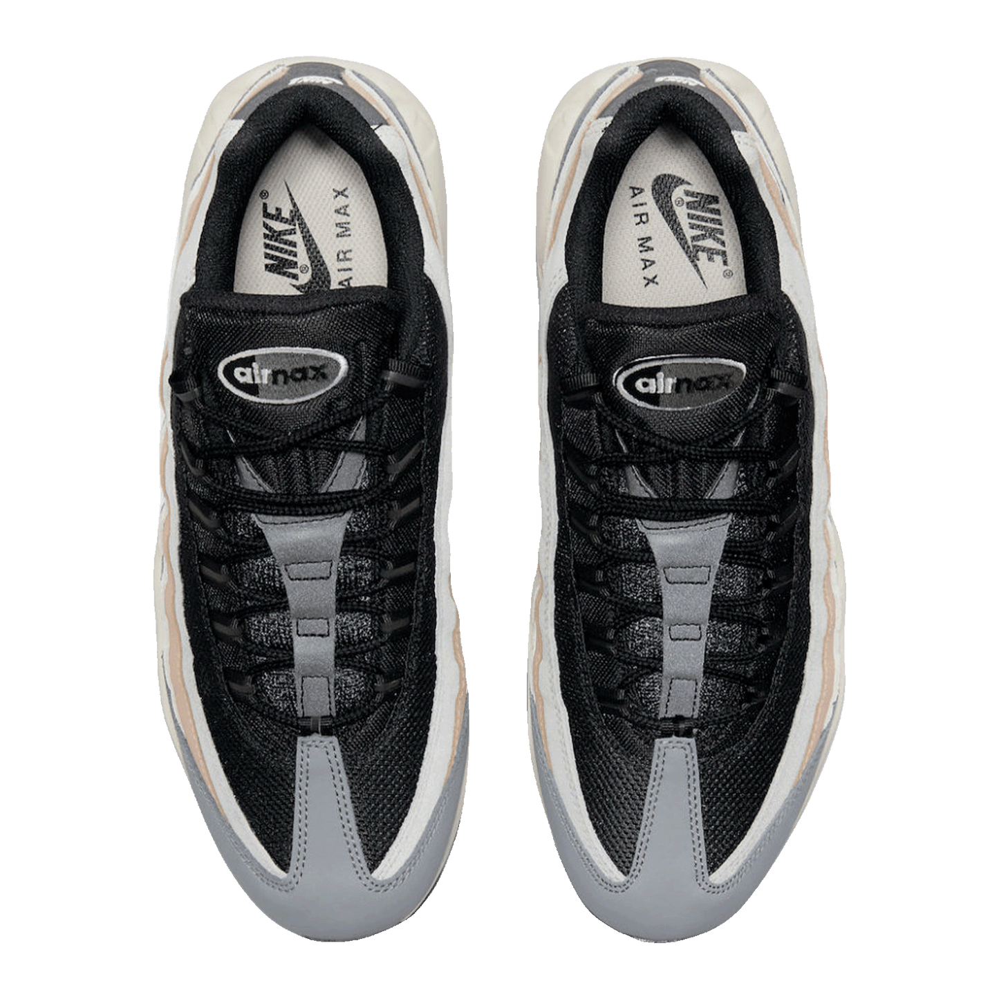 Nike Air Max 95 Black Beige Grey Oben