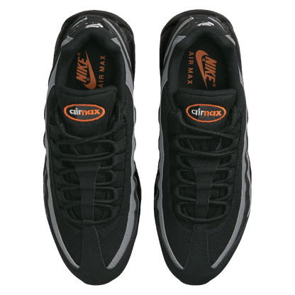 Nike Air Max 95 Black Grey Safety Orange Oben