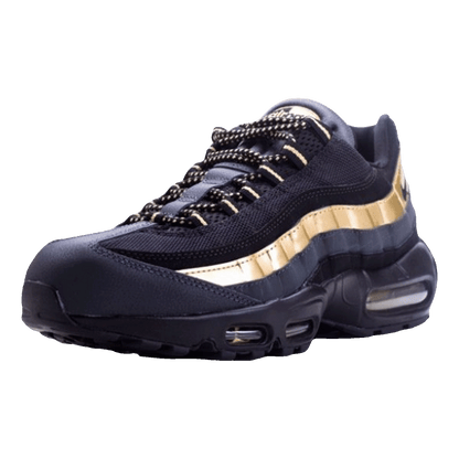 Nike Air Max 95 Black Metallic Gold Side