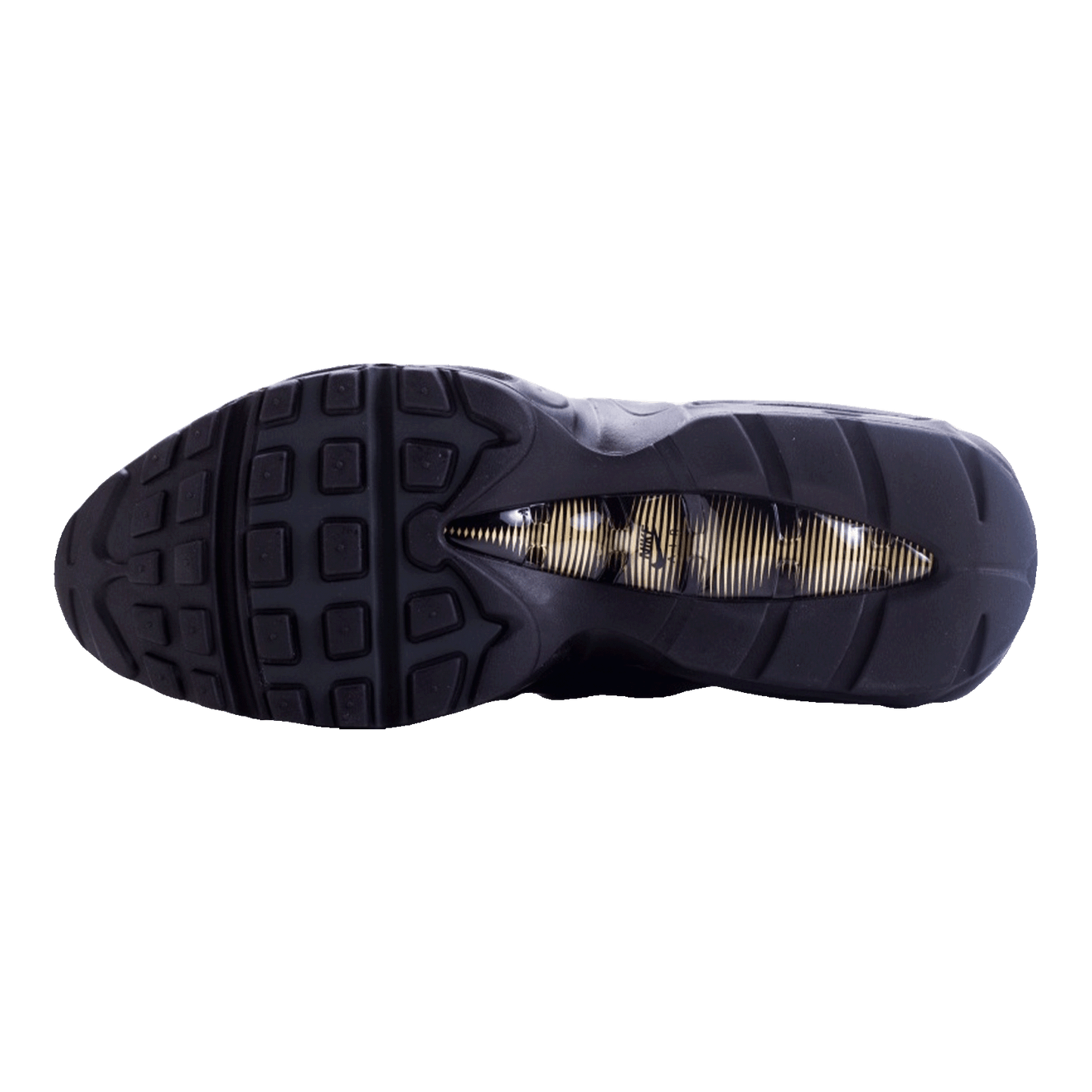 Nike Air Max 95 Black Metallic Gold Sohle