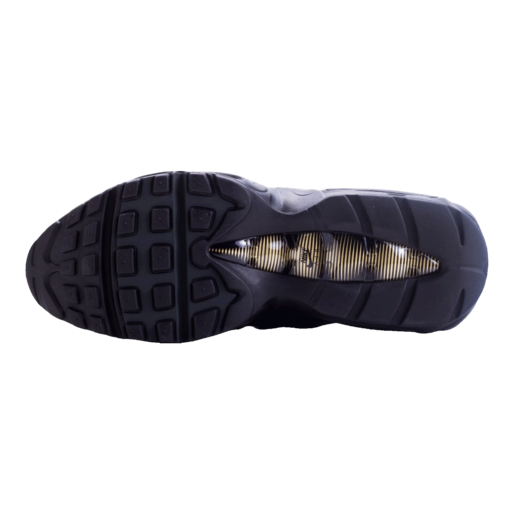 Nike Air Max 95 Black Metallic Gold Sohle