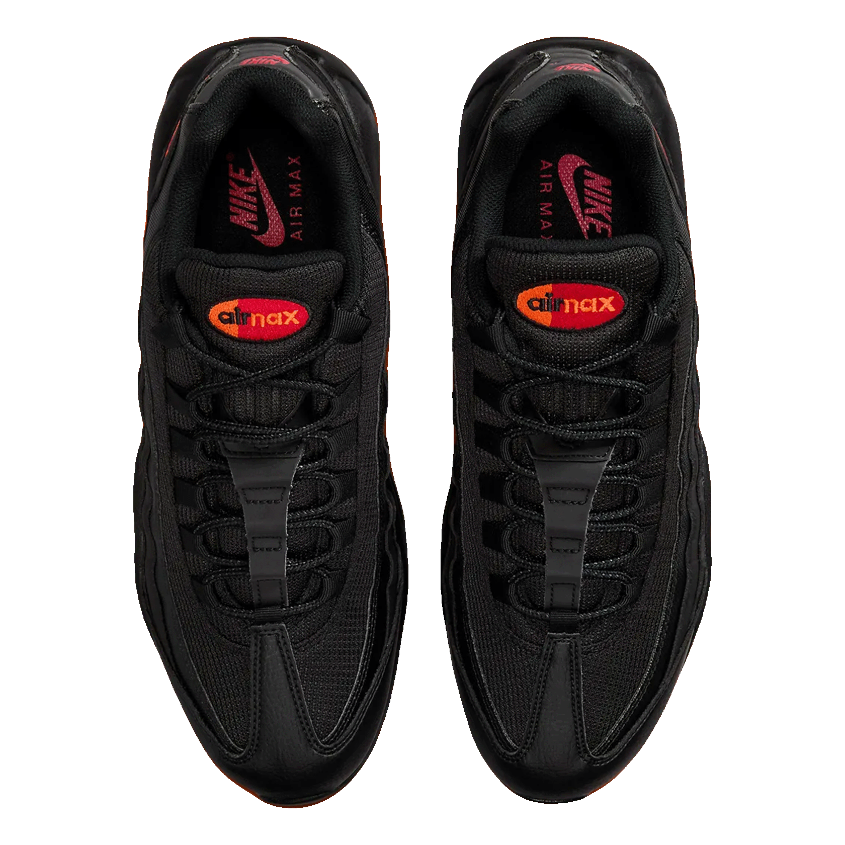 Nike Air Max 95 Black Red Orange Oben