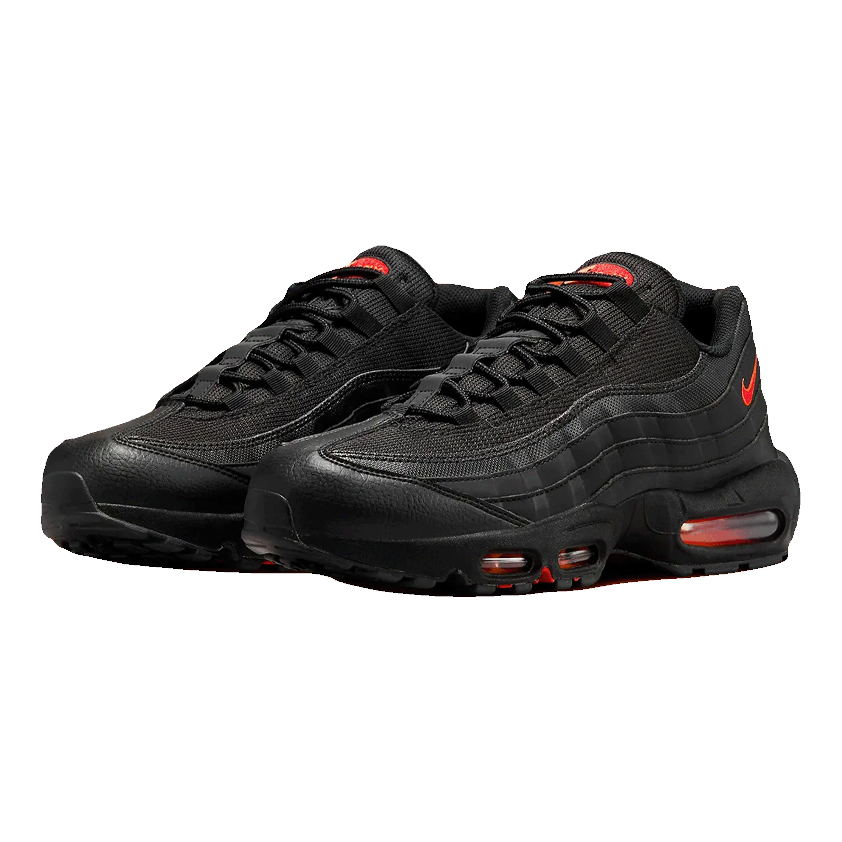 Nike Air Max 95 Black Red Orange Side