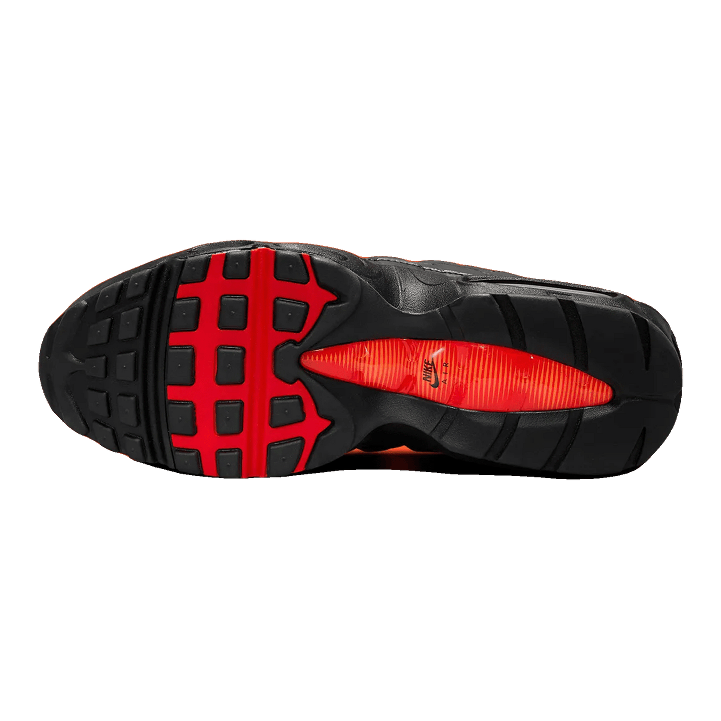 Nike Air Max 95 Black Red Orange Sohle