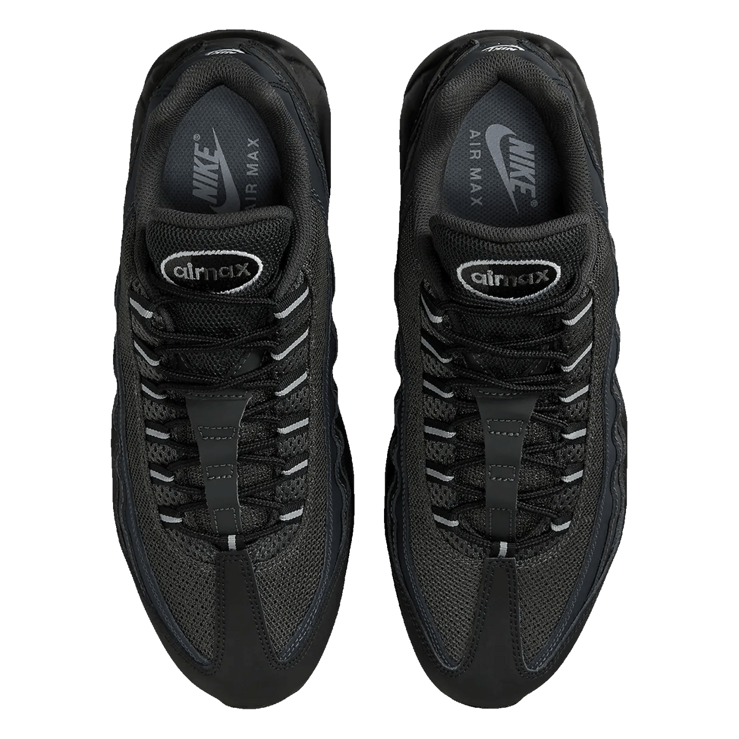 Nike Air Max 95 Black Silver Oben