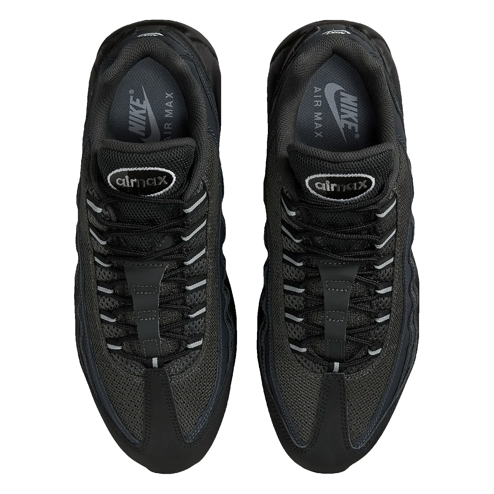 Nike Air Max 95 Black Silver Oben