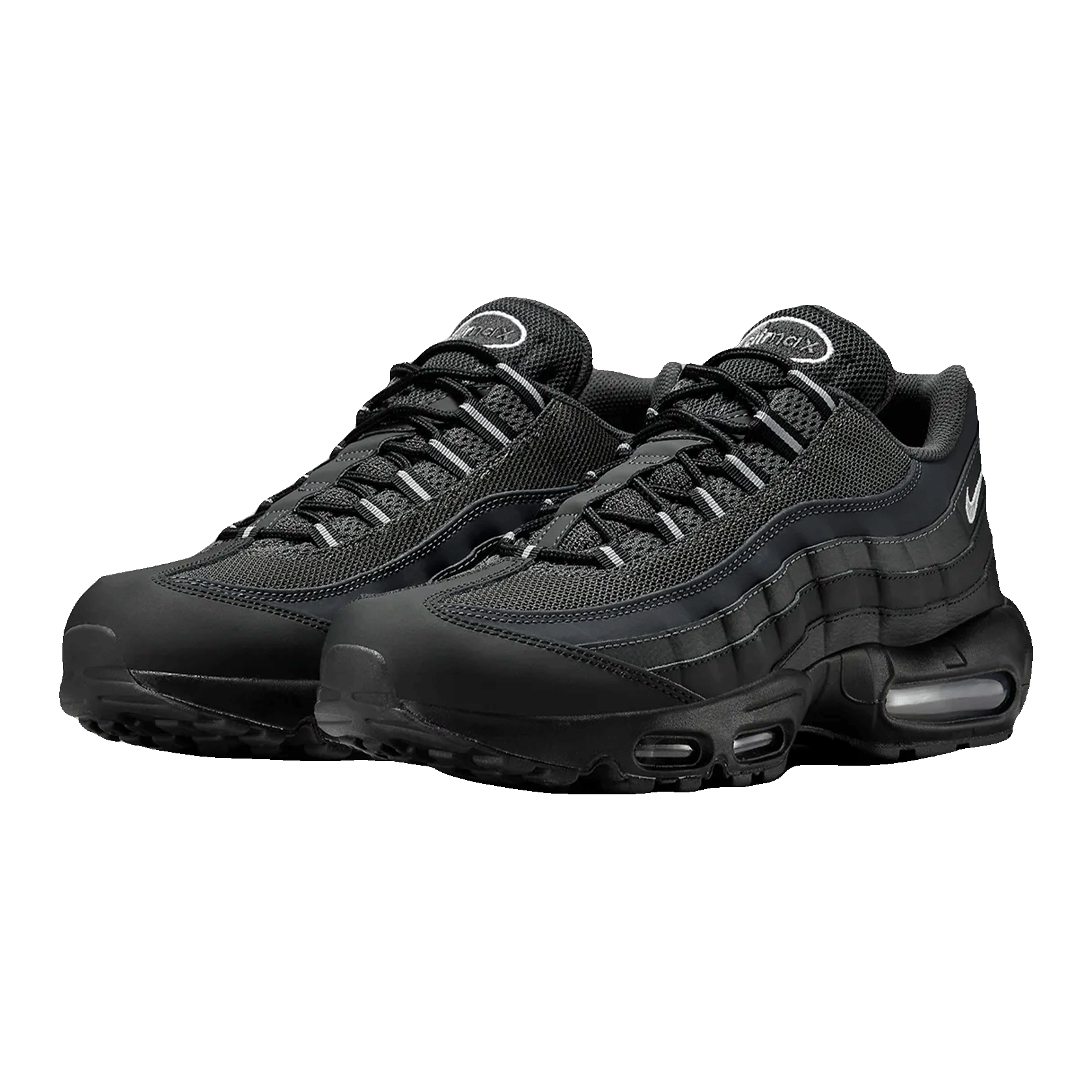 Nike Air Max 95 Black Silver Side