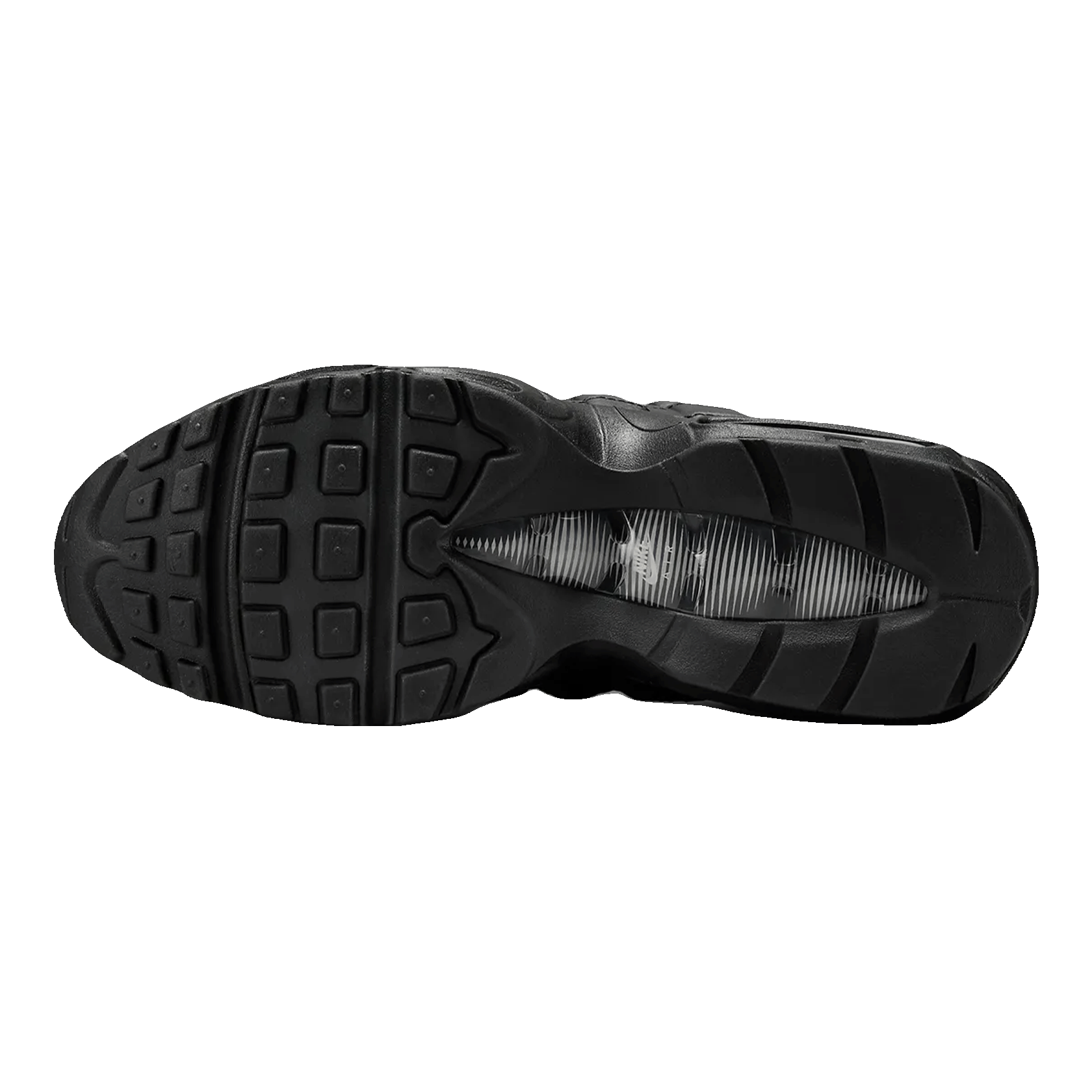 Nike Air Max 95 Black Silver Sohle