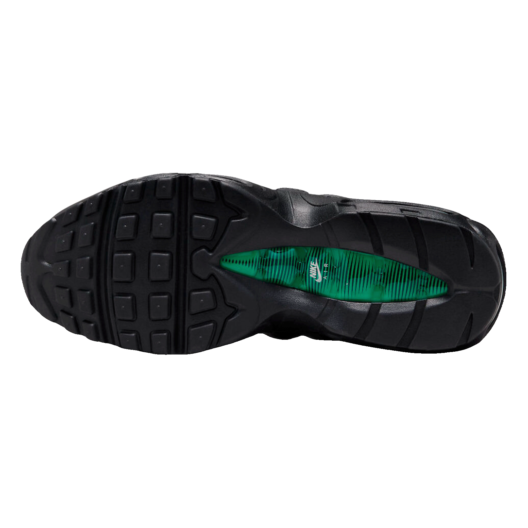 Nike Air Max 95 Black Stadium Green (W) Sohle