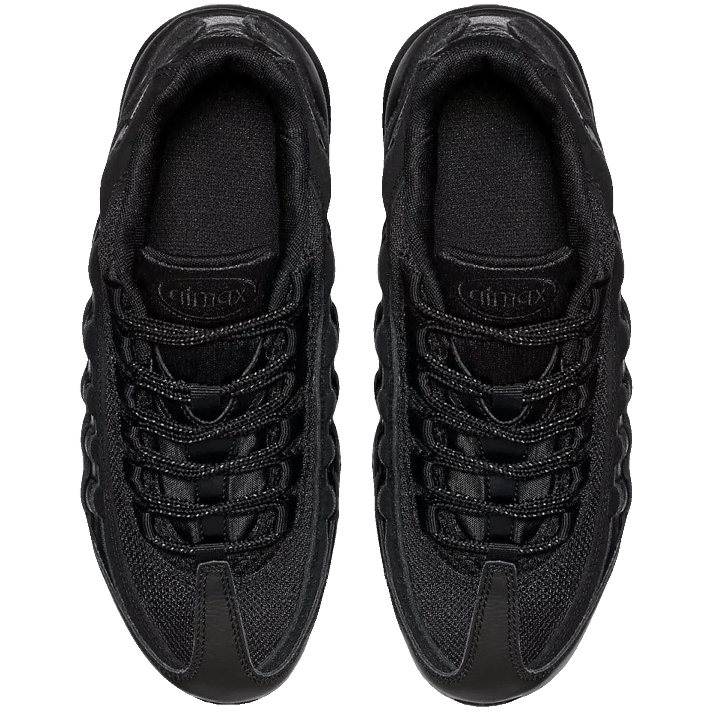 Nike Air Max 95 Black Suede (GS) Oben
