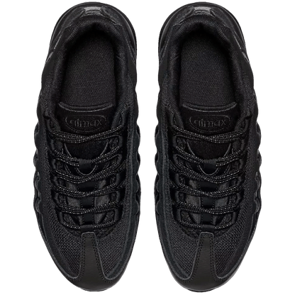 Nike Air Max 95 Black Suede (GS) Oben
