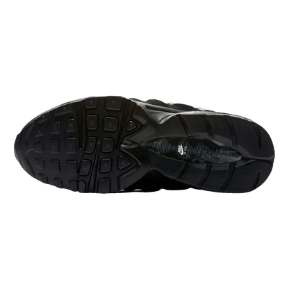 Nike Air Max 95 Black Suede (GS) Sohle